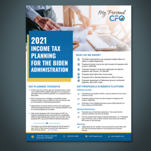 Print Design par aspiremedia pour My Personal CFO LLC | Design : #26675733