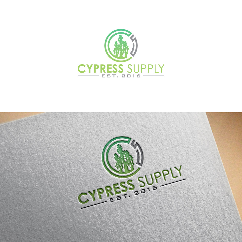 Logo Design by Trident for Cypress Supply | Design #26680258