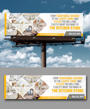 Billboard design for retail kitchen cabinet business | Billboard Design by Fat Bat Man