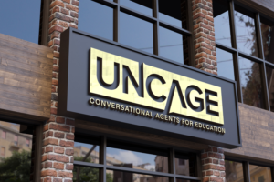 UNCAGE: Conversational Agents for Education | Design de Logo par makerlogoz