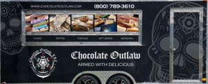 Chocolate Outlaw - 4 sided trailer wrap for seller fudge | Car Wrap Design by Javelin Studio