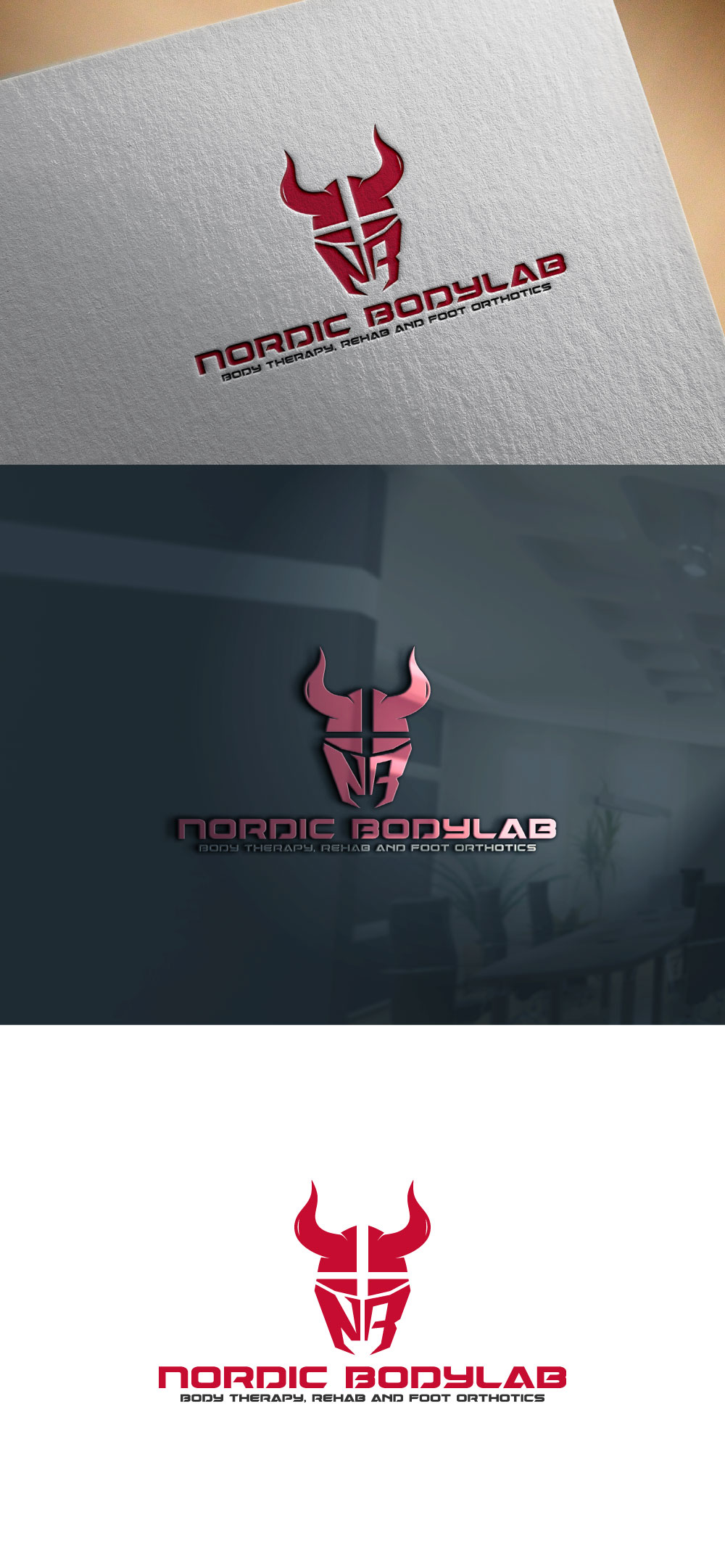 Logo Design by JUEL RANA 525340 for Nordic BodyLab | Design #26675304