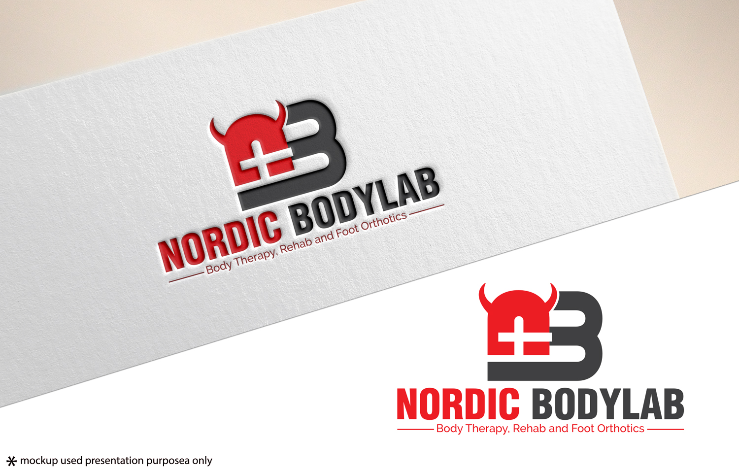 Logo Design by Rubia@ for Nordic BodyLab | Design #26676799