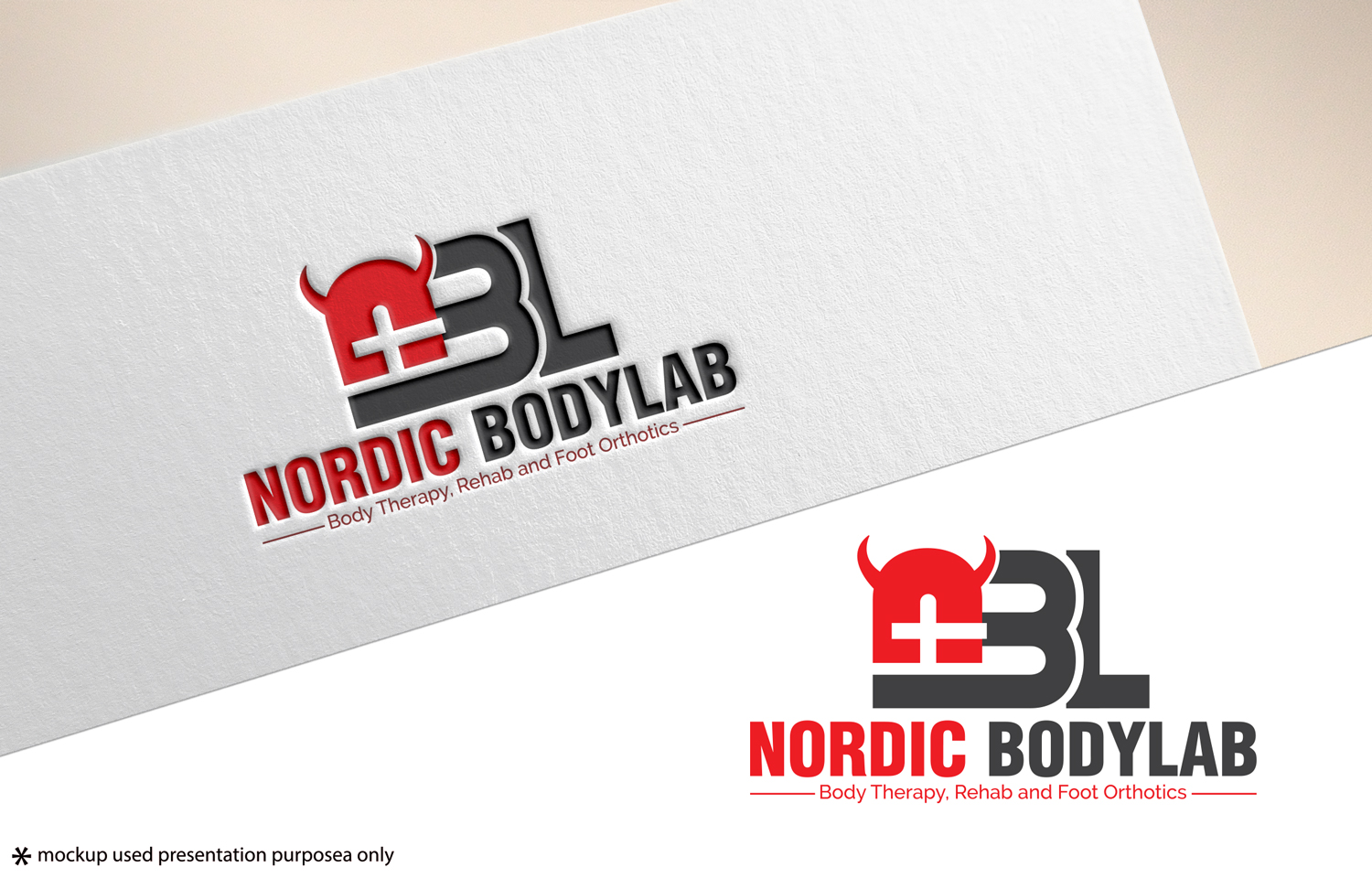 Logo Design by Rubia@ for Nordic BodyLab | Design #26676802