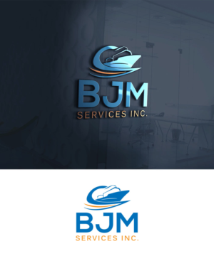 BJM Services Inc. | Logo Design by Mr Line @rt