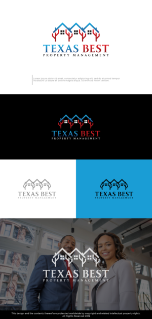 Texas Best Property Management | Logo Design by Kim Ji