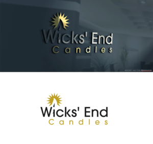 Wick's End Candles | Logo Design by Mono.co