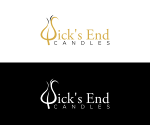 Wick's End Candles | Logo Design by Avilash