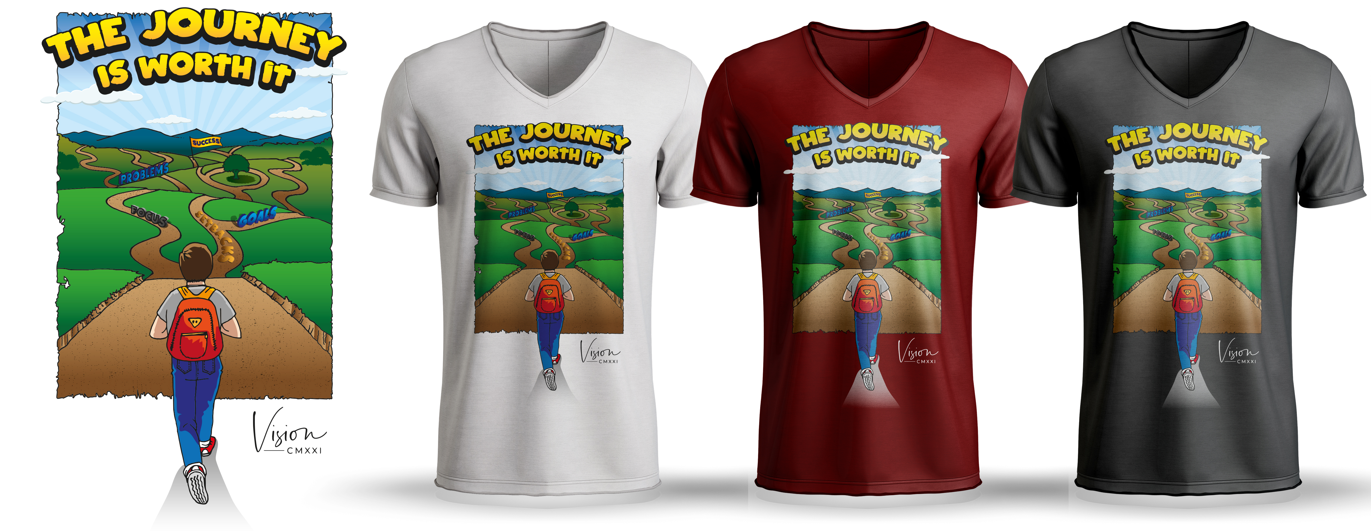 T-shirt Design by Al Pech for Vision 921 | Design #26703705
