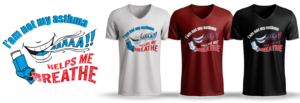Asthma campaign | Diseño de Camiseta por Al Pech