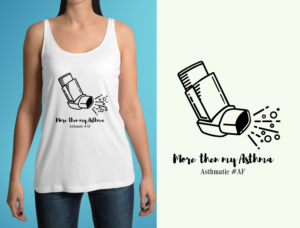 Asthma campaign | Diseño de Camiseta por Malik 11