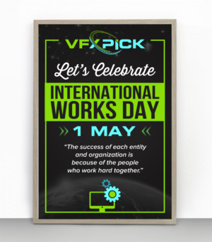Poster for International workers day 2021 ( May day 1 ) | Poster-Design von ARTOGRAPHY