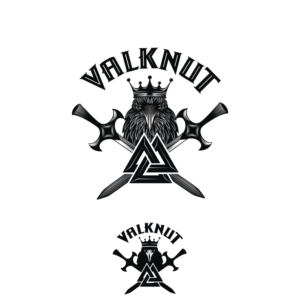 motorcycle riding club name and logo. The club is a Harley Davidson riding club named Valknut | Apparel Design by N83touchthesky