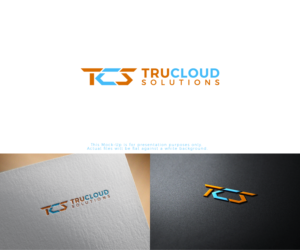 "TruCloud Solutions" or "TCS" | Logo Design by Vetroff