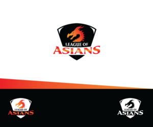 Logo should have the text "League of Asians" creatively displayed somehow, but not taking over the image of the logo. | Logo Design by Iris 3
