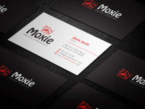 Moxie Bespoke Furnishings logo and business card | Business Card Design by WebixBD