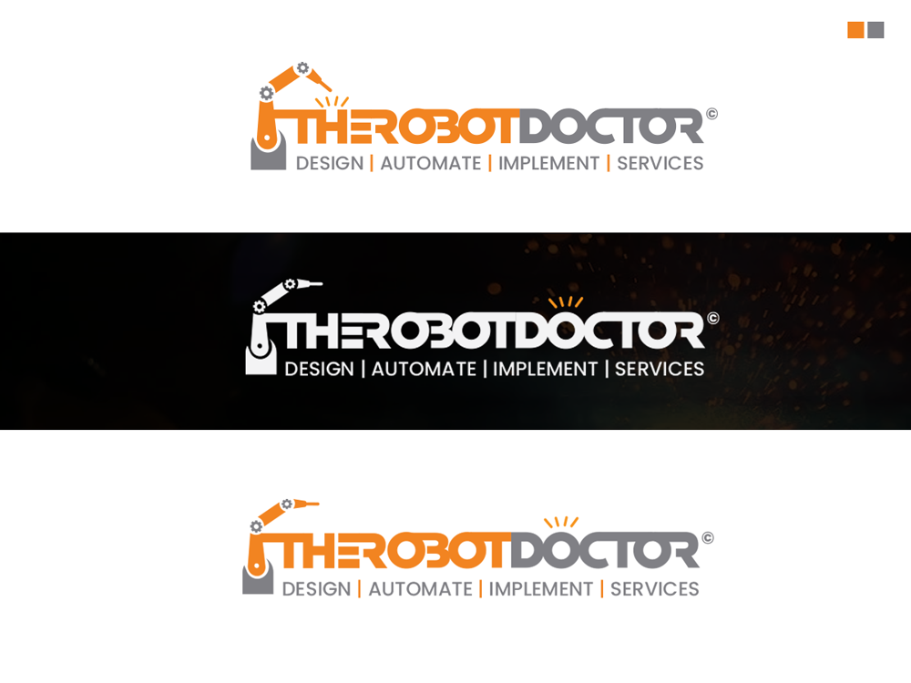 Logo Design by Graphicsbox for The Robot Doctor  | Design #26716209