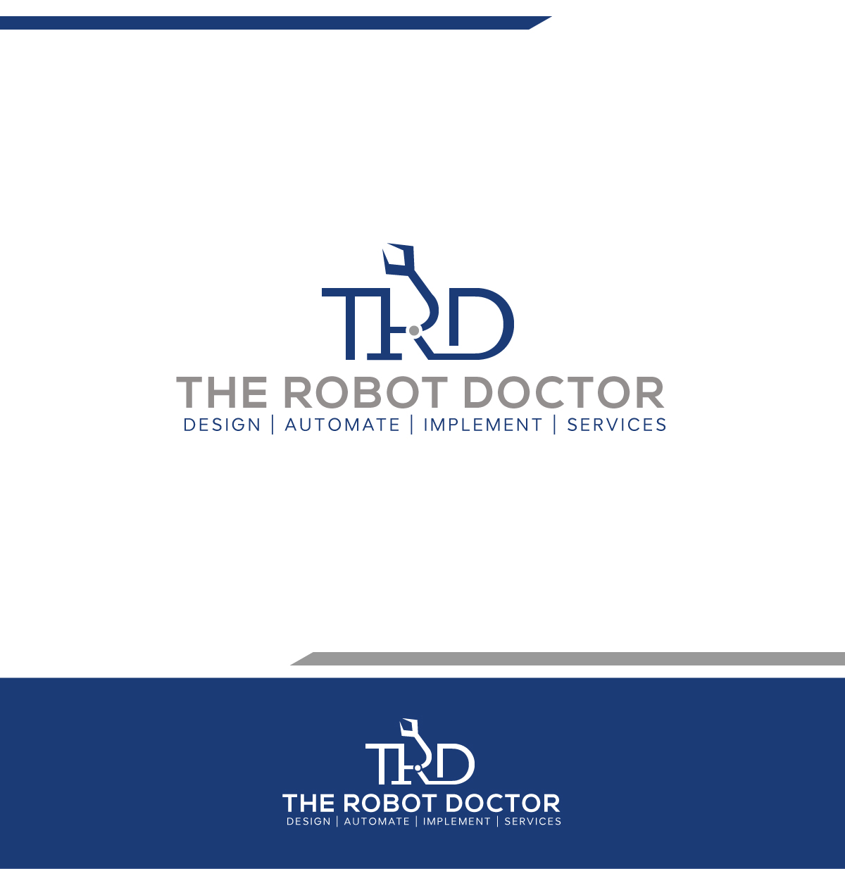 Logo Design by ecorokerz for The Robot Doctor  | Design #26717311