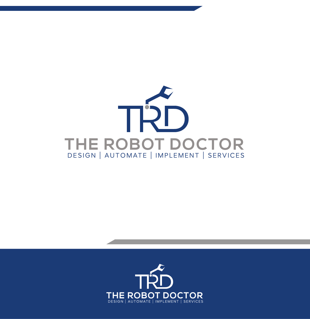 Logo Design by ecorokerz for The Robot Doctor  | Design #26718985