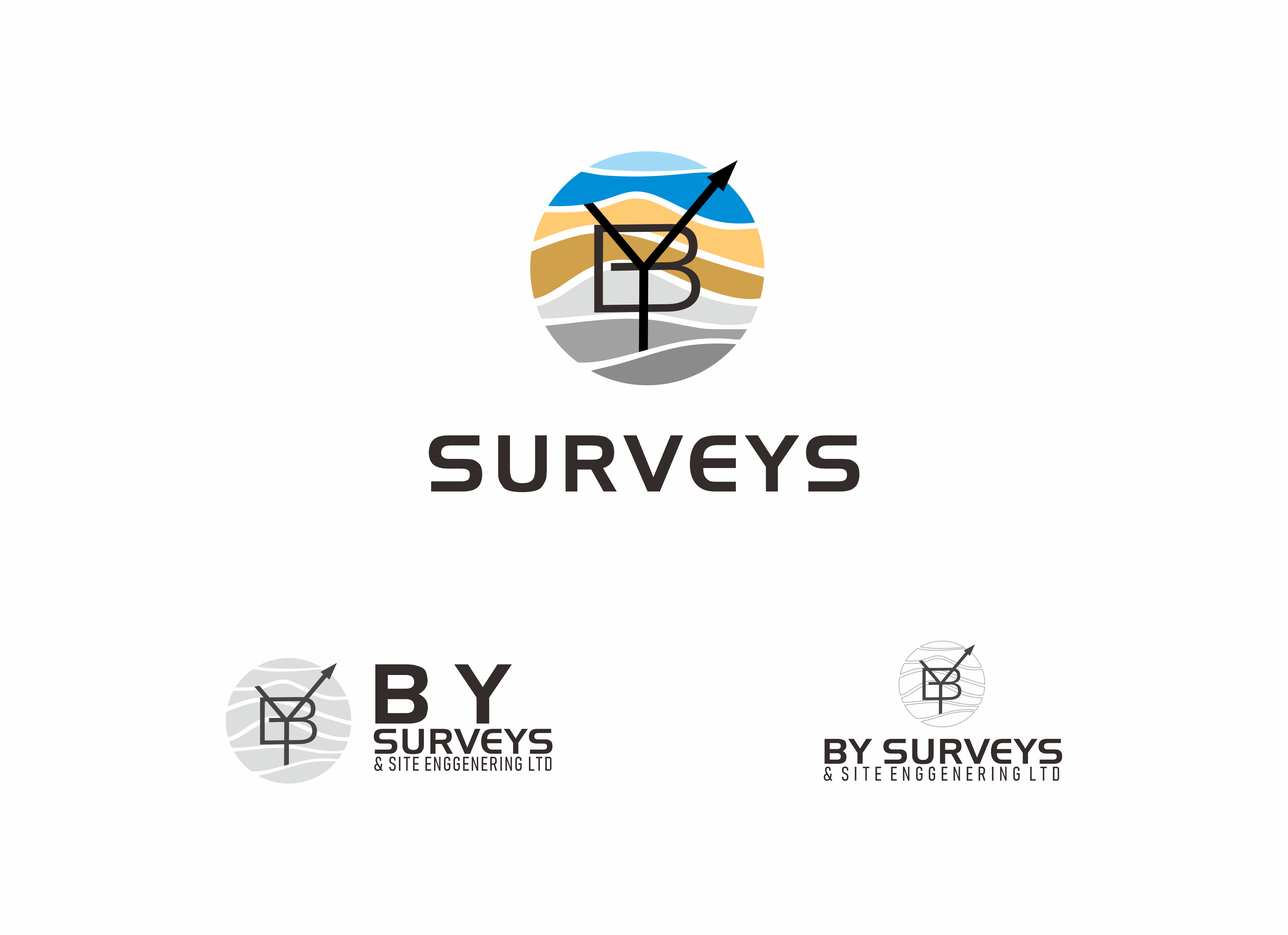 Diseño de Logo por divergent para B Y SURVEYS AND SITE ENGINEERING LTD | Diseño #26680711