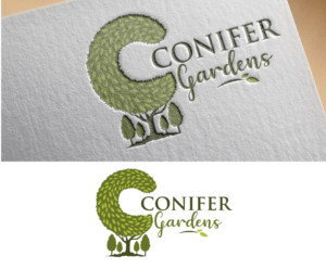 Conifer Gardens | Logo Design by blue eye