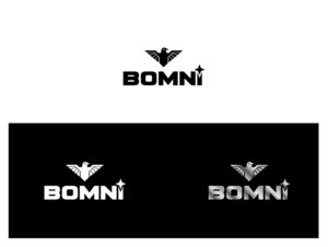 BOMNI (with 4 pointed star as the dot on top of the i | Logo Design by wonderland