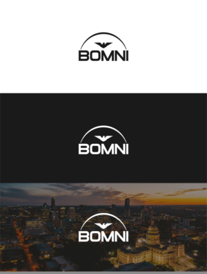 BOMNI (with 4 pointed star as the dot on top of the i | Logo Design by V Solutions