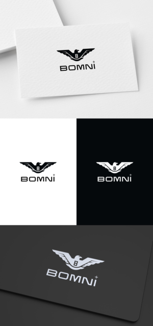 BOMNI (with 4 pointed star as the dot on top of the i | Design de Logo par SL Designer