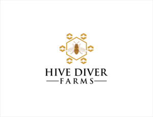 Hive Diver Farms | Diseño de Logo por BNdesigner