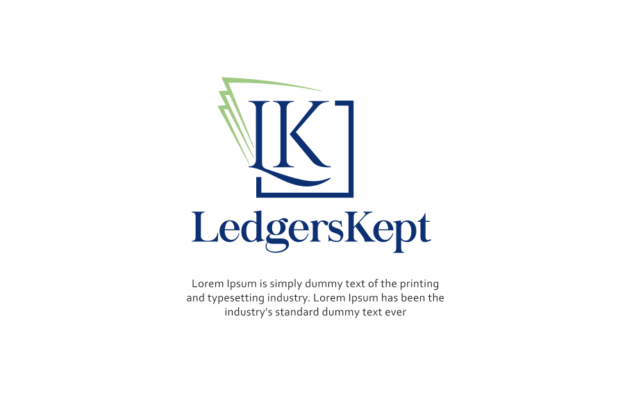 Logo-Design von ArtDigital für LedgersKept Bookkeeping | Design #26722428