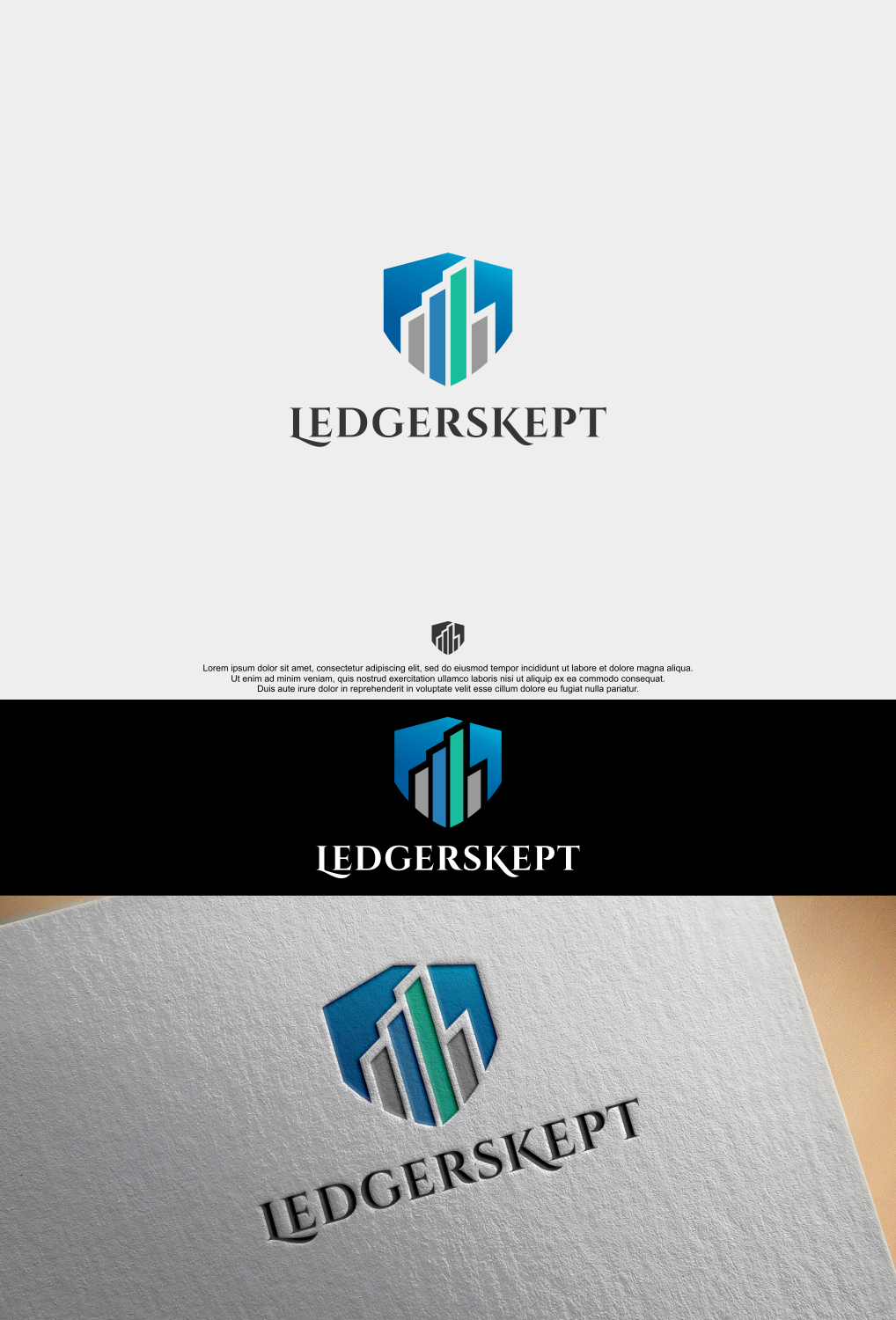 Logo Design by siti MWDesign for LedgersKept Bookkeeping | Design #26709338
