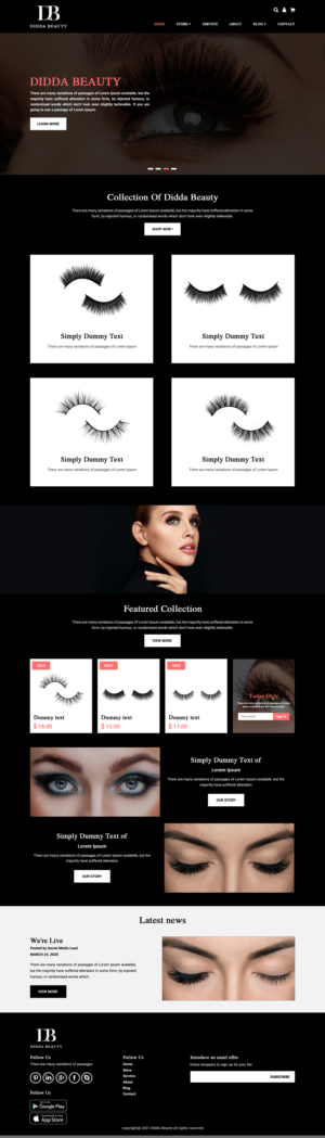 Diseño de Shopify por Creative Capture para este proyecto | Diseño #26698491