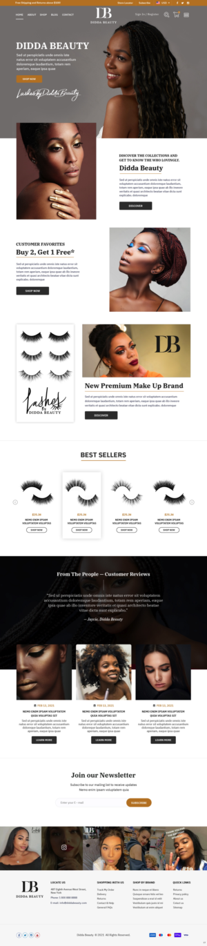 Shopify Design by pb for this project | Design: #26695475