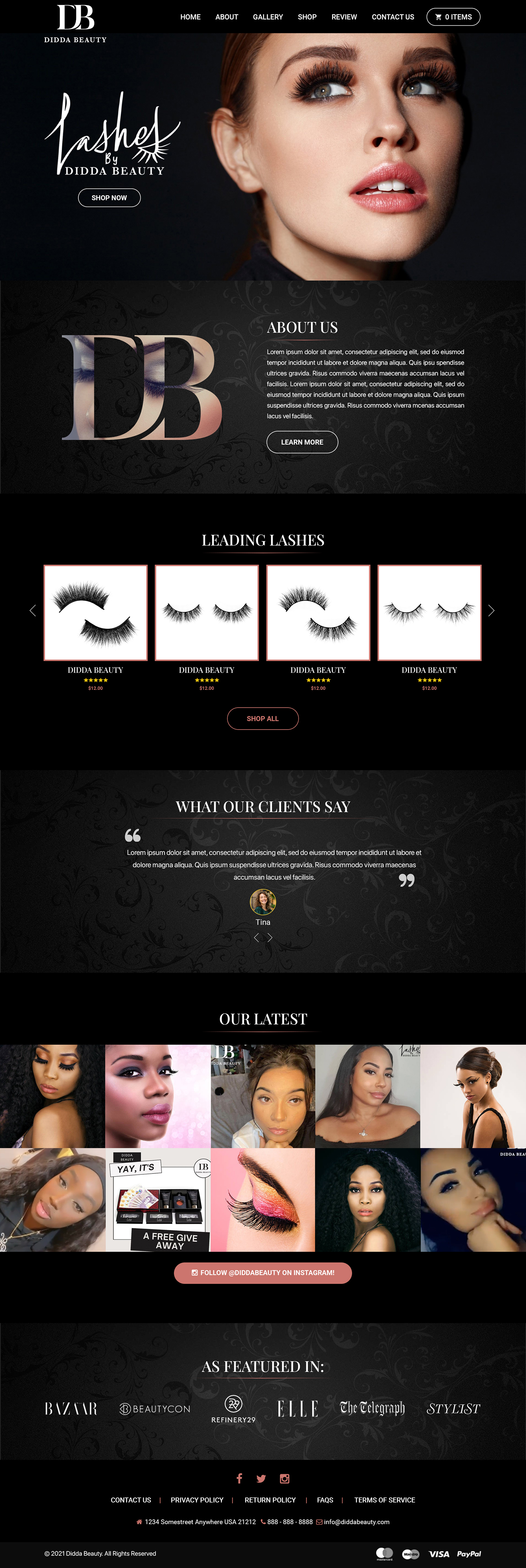 Shopify Design by Titan Eagle for this project | Design #26690057