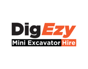 "Dig Ezy"  Mini Excavator Hire or "DigEzy" Mini Excavator Hire | Logo Design by MT