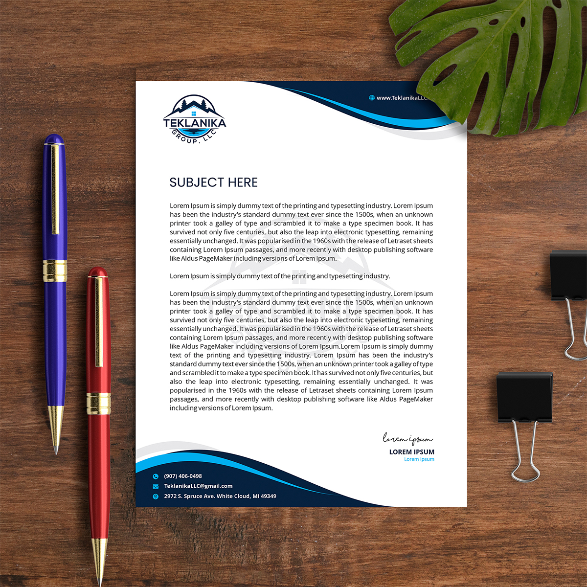Letterhead Design by Fat Bat Man for this project | Design #26692886