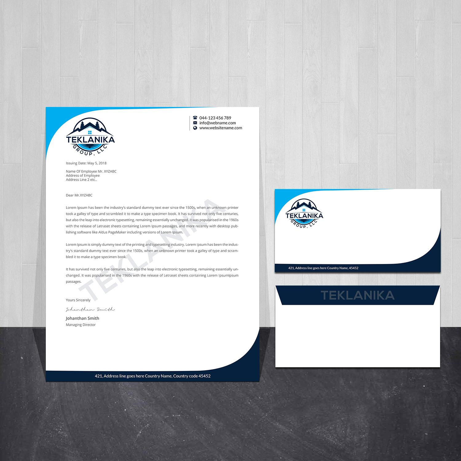 Letterhead Design by Creations Box 2015 for this project | Design #26693226
