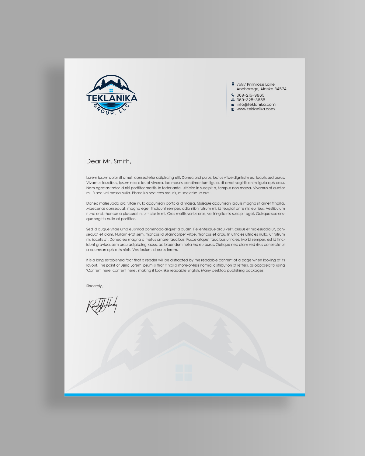 Letterhead Design by chandrayaan.creative for this project | Design #26686382