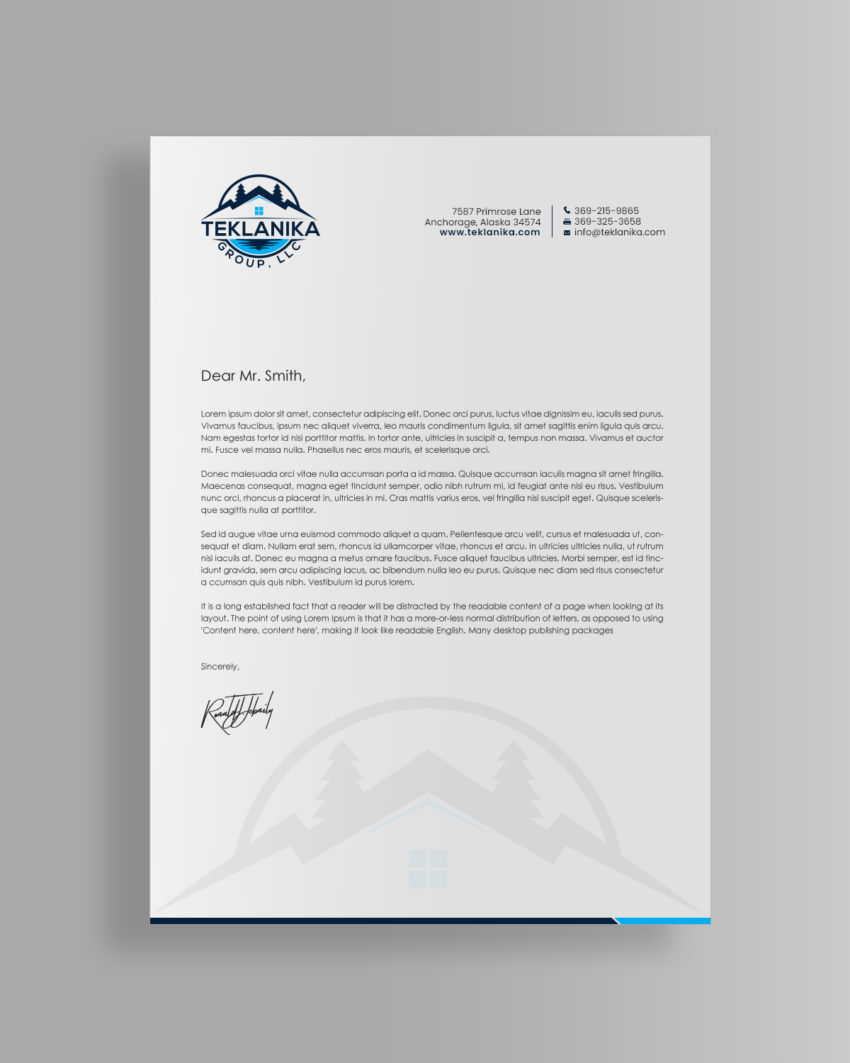 Letterhead Design by chandrayaan.creative for this project | Design #26686383