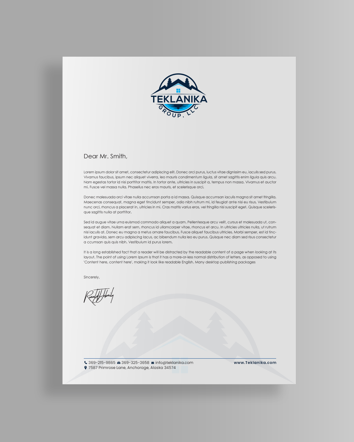 Letterhead Design by chandrayaan.creative for this project | Design #26687758