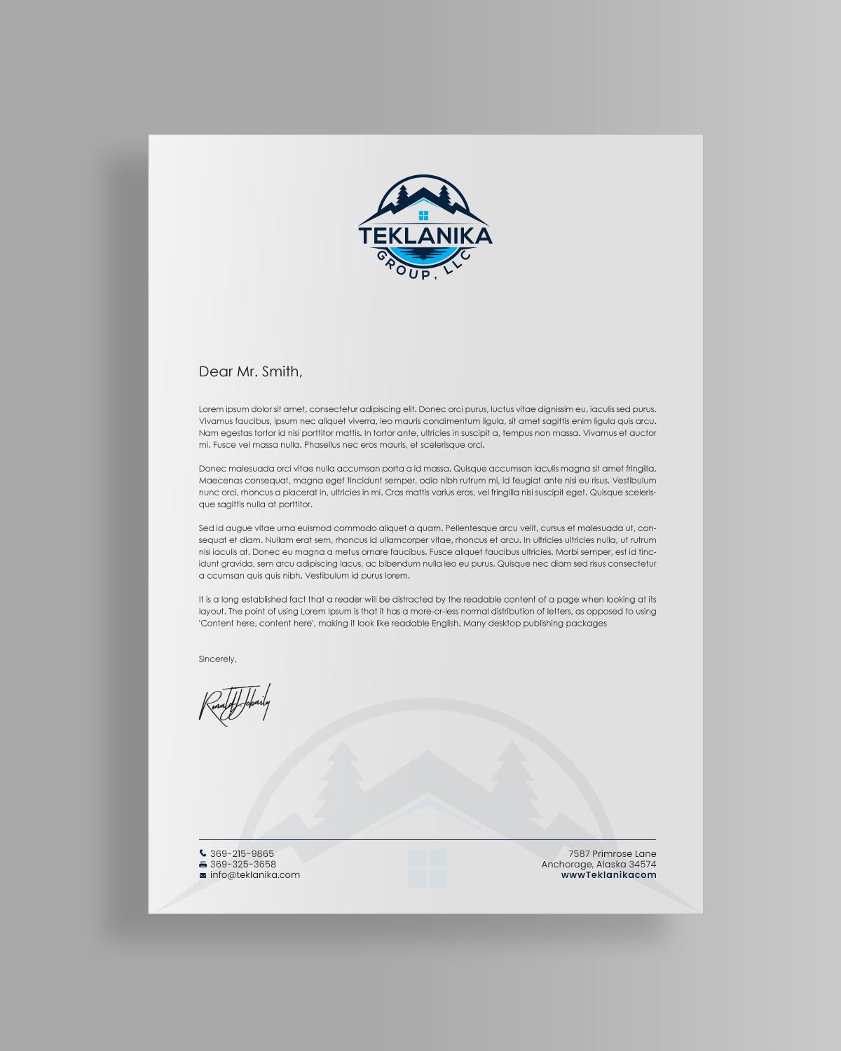 Letterhead Design by chandrayaan.creative for this project | Design #26687760