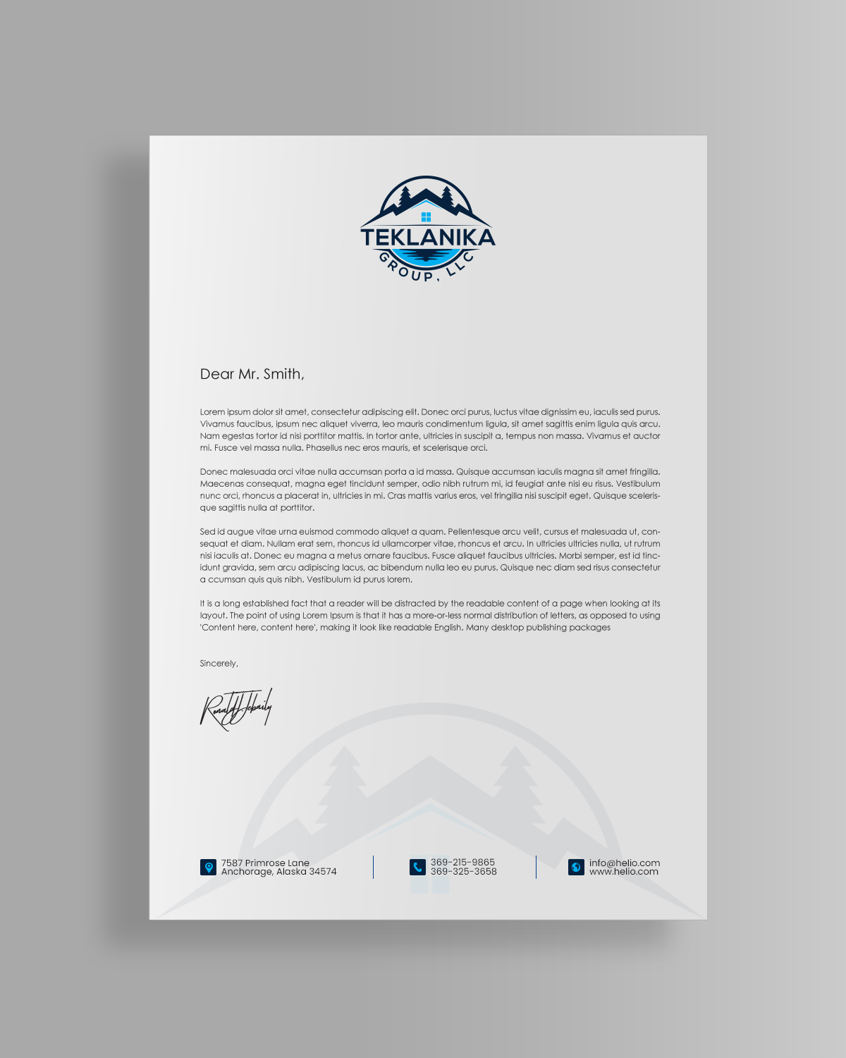 Letterhead Design by chandrayaan.creative for this project | Design #26687761