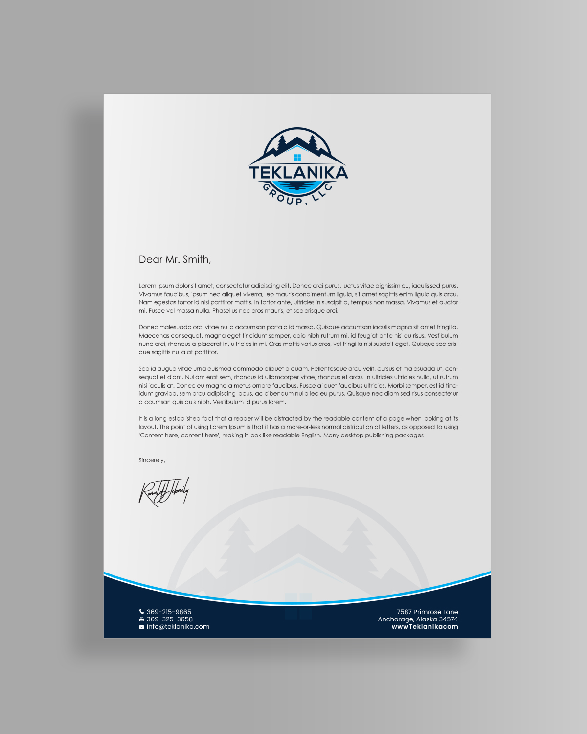 Letterhead Design by chandrayaan.creative for this project | Design #26687762