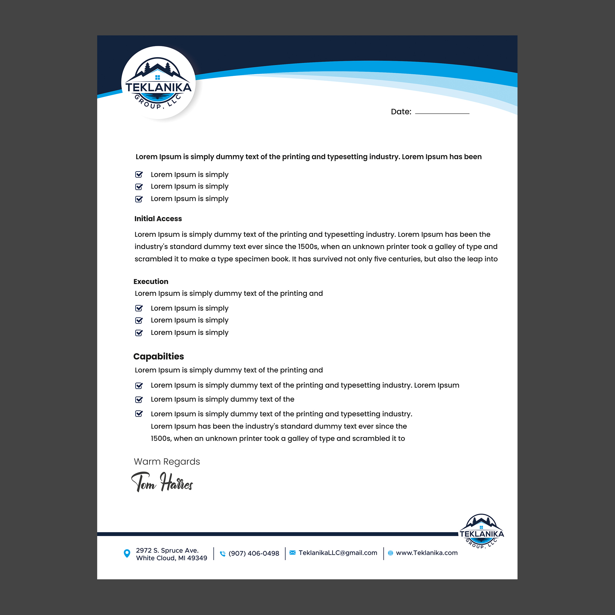 Letterhead Design by ecorokerz for this project | Design #26694695