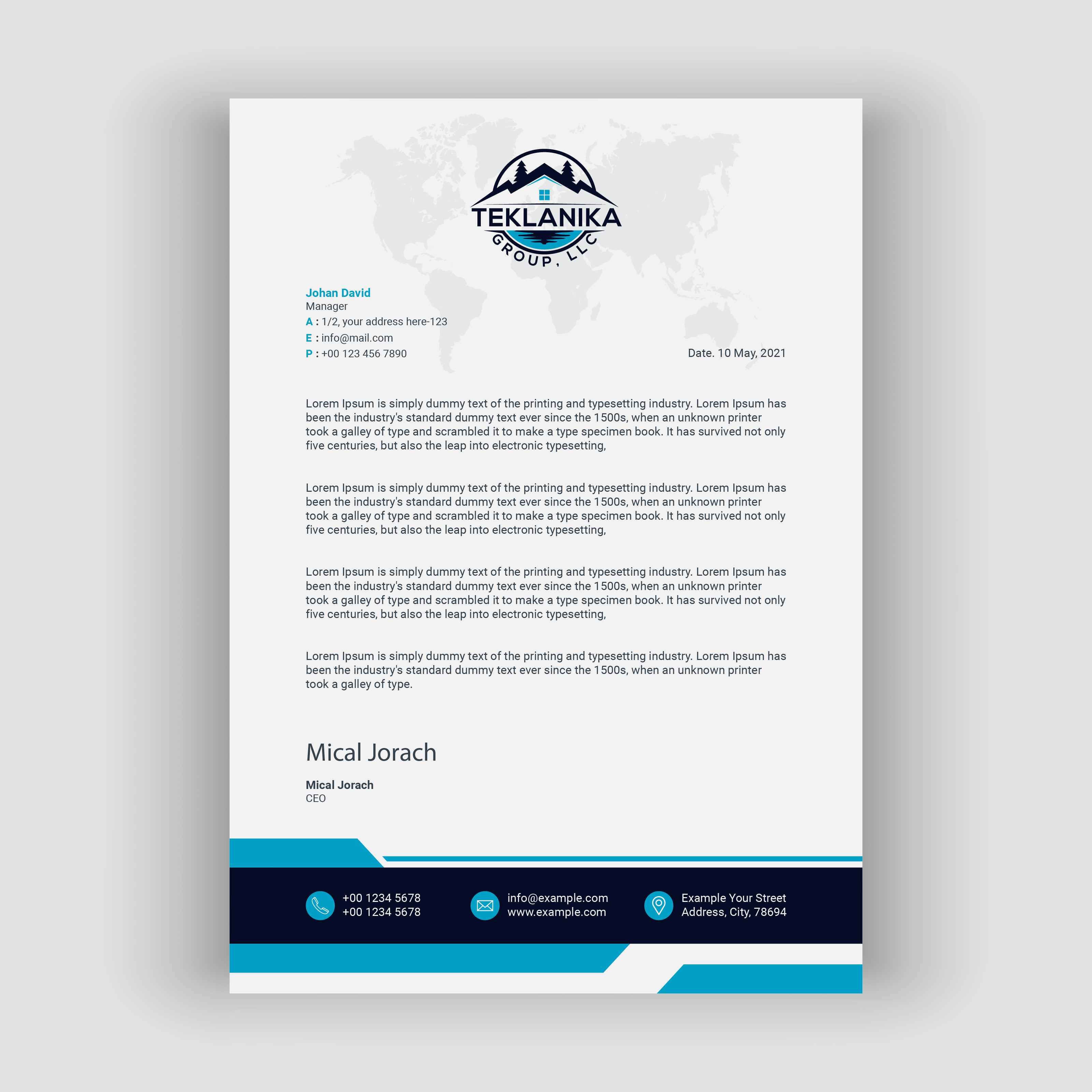 Letterhead Design by DesignSiZ for this project | Design #26686952