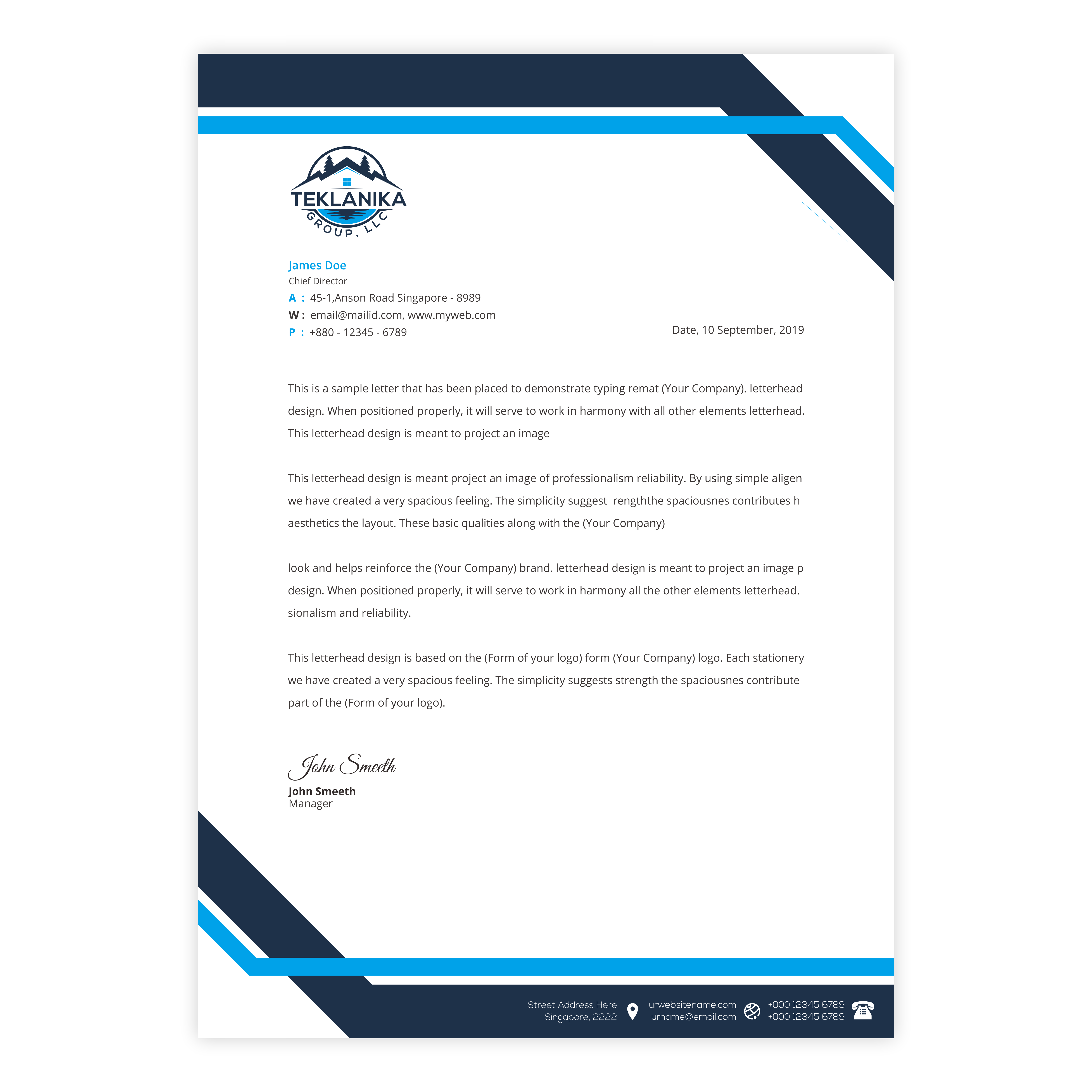 Letterhead Design by Ken_Zie for this project | Design #26683405