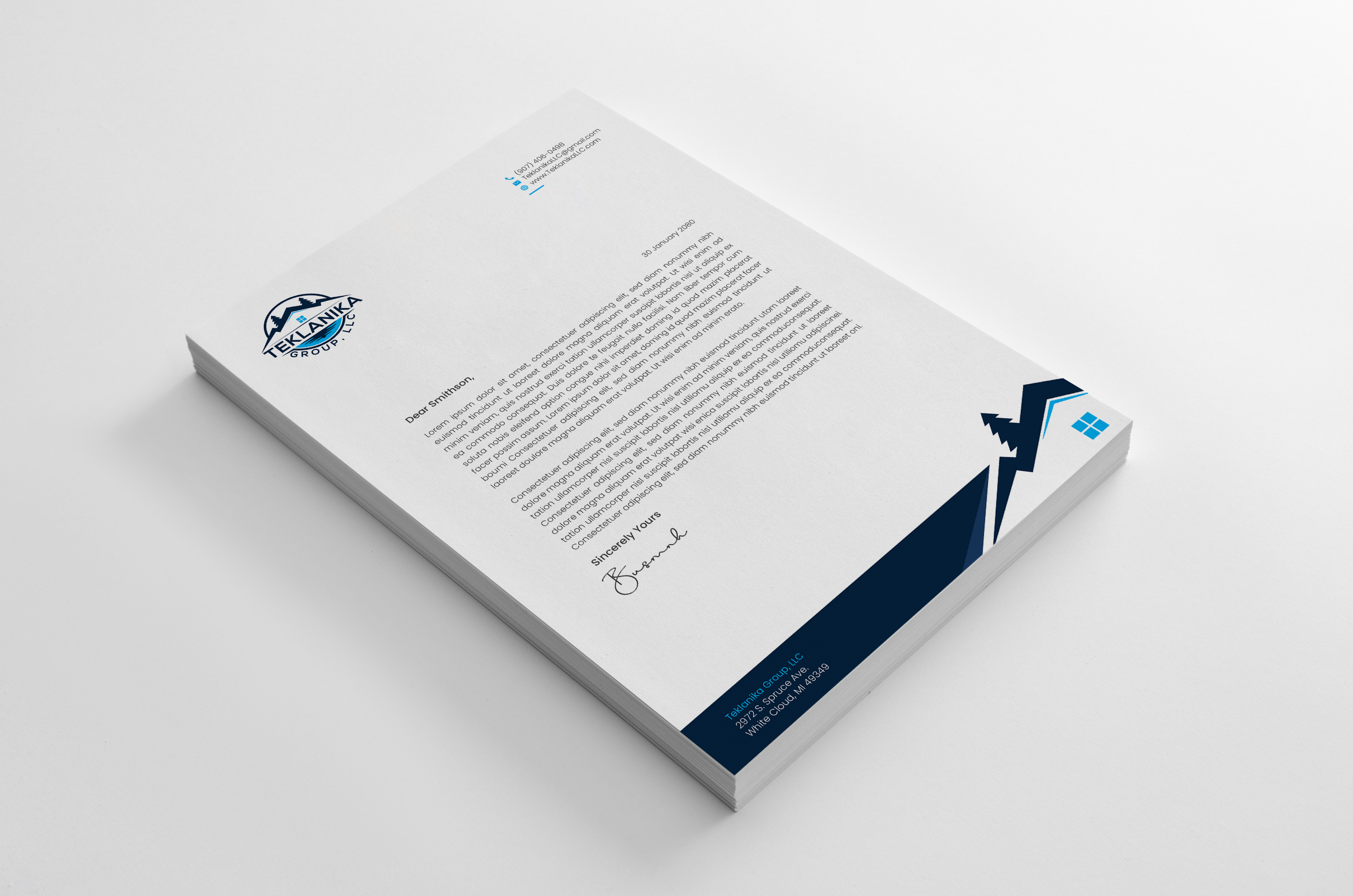 Letterhead Design by CilioLab for this project | Design #26691387
