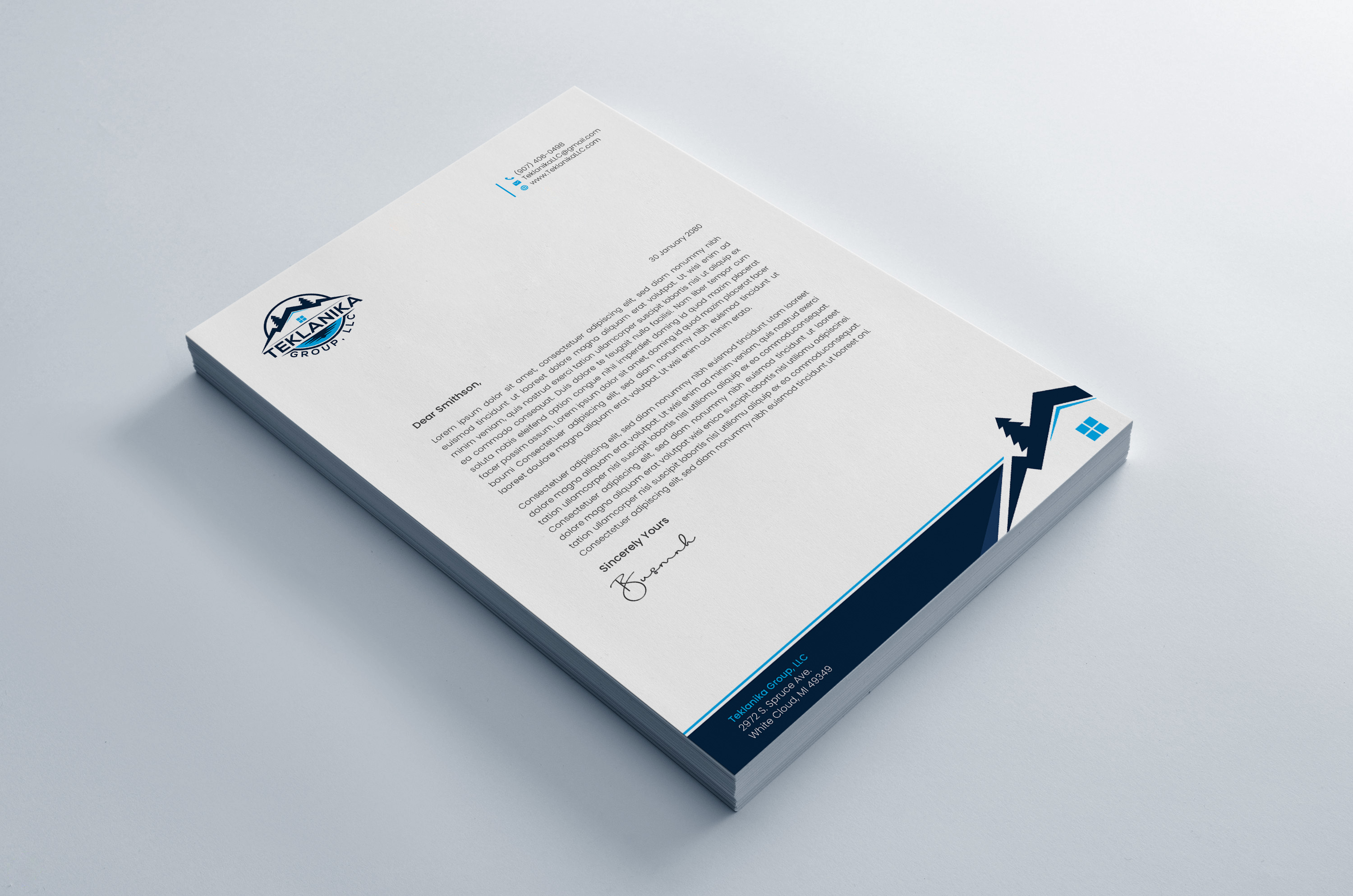 Letterhead Design by CilioLab for this project | Design #26706871