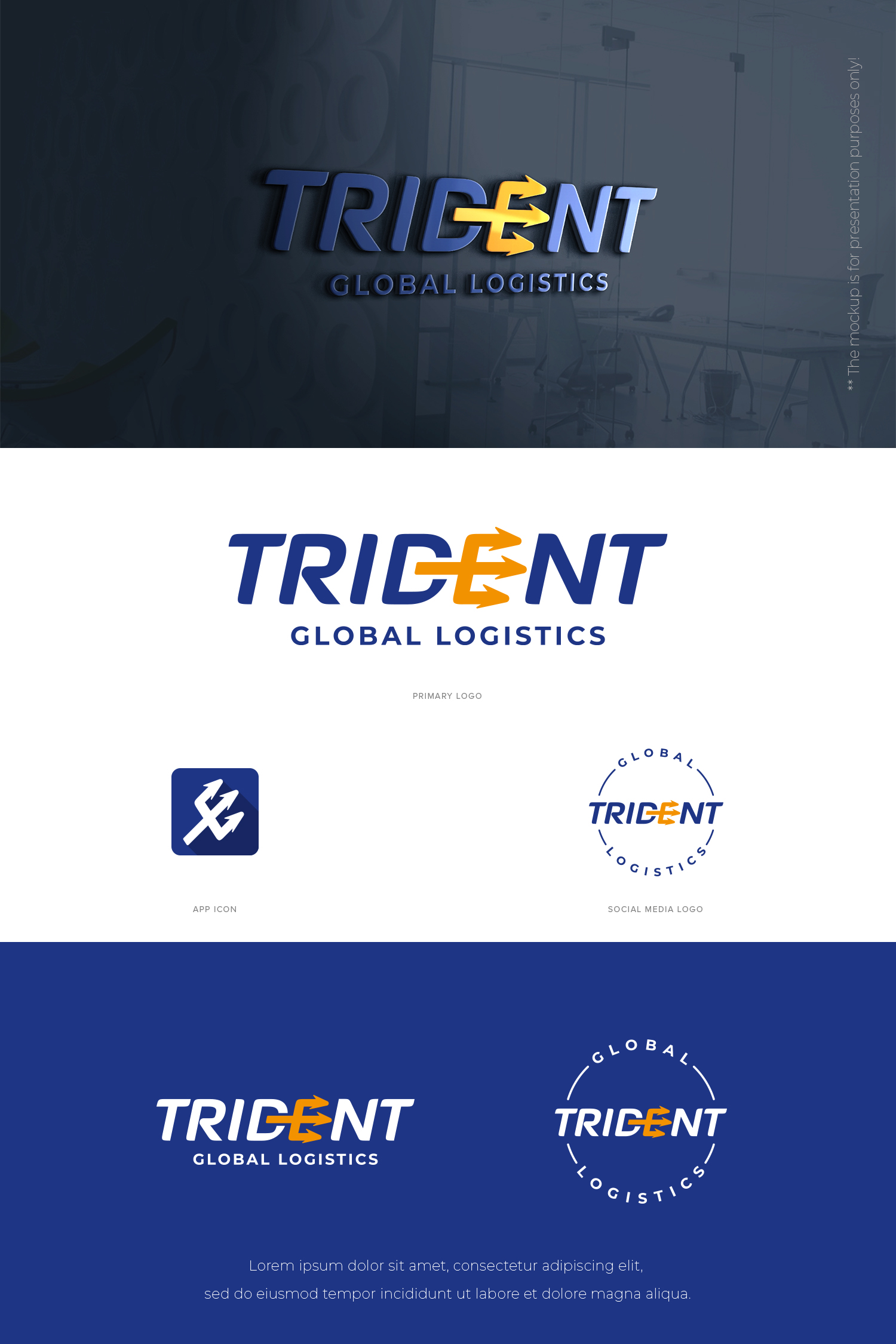 Logo Design by Modeform for Customized Logistics Group | Design #26699918