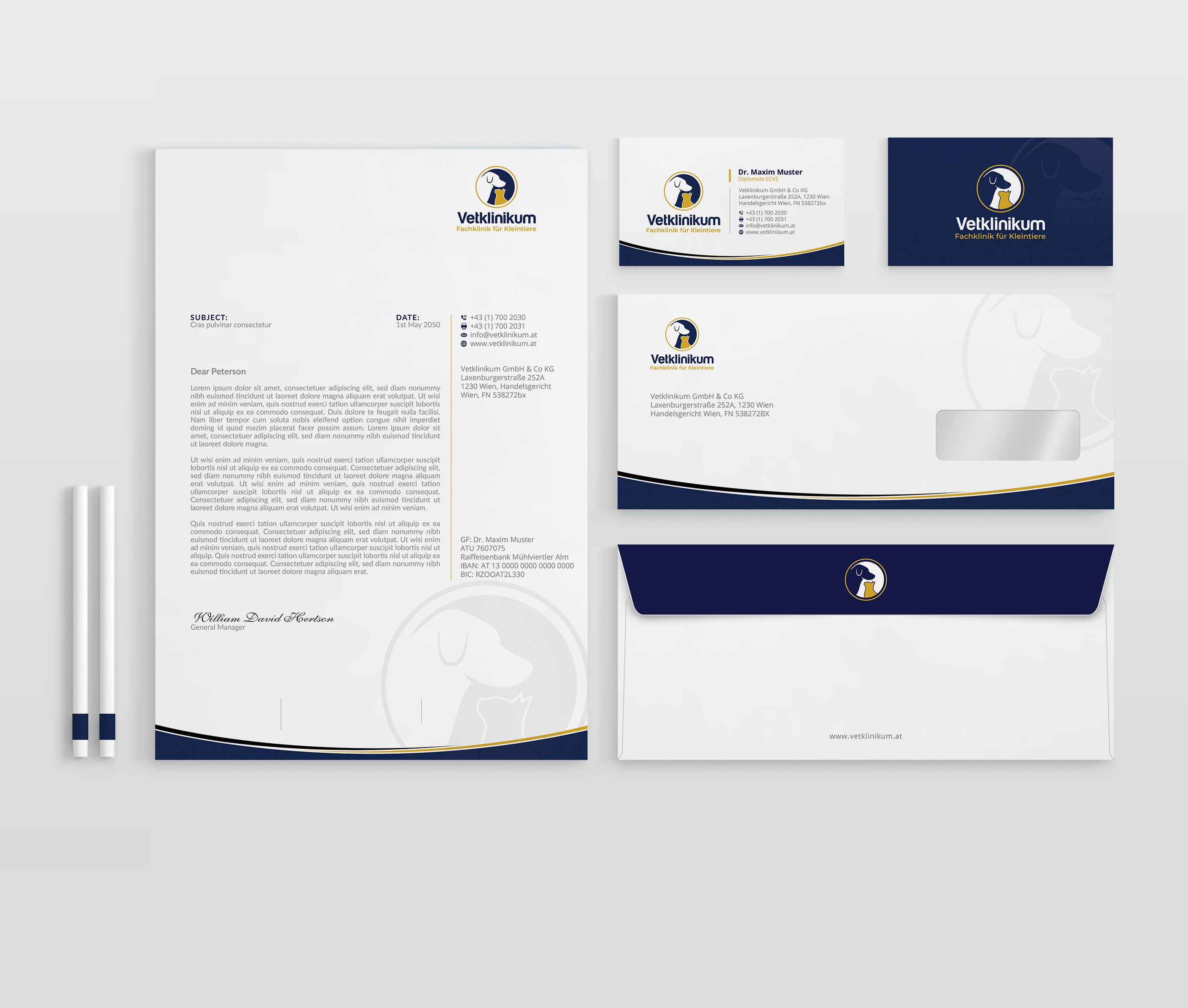 Diseño de Papelería por OxonoArt para HH2 GmbH | Diseño #26688781